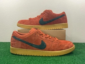 Sz 19 Men - Nike SB Dunk Low Pro Burnt Sunrise Orange Gum Lifestyle Shoes Suede - Picture 1 of 8