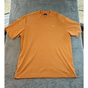 Vintage Nike Golf Solo Swoosh T-Shirt Herren XL Orange Dri Fit Kurzarm - Bild 1 von 6