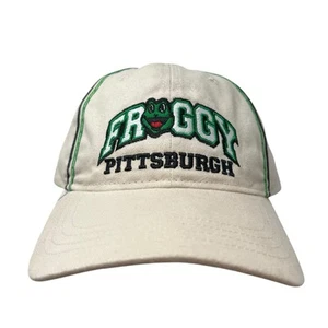 Froggy Pittsburgh Country Music FM Radio Station Strapback Dad Hat Cap Spell Out - Picture 1 of 10