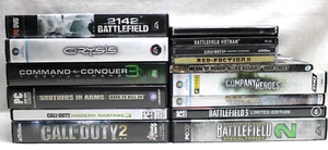 Lot of War Style Games Call of Duty, Medal of Honor, Battlefield PC Games - Picture 1 of 15