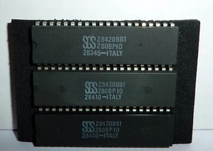 5 SGS Z8420BB1 IC's Z80 - Picture 1 of 2