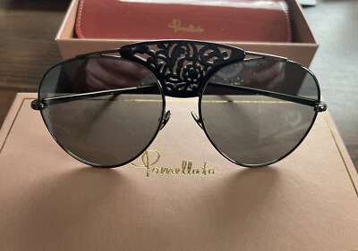 POMELLATO New Sunglasses Black Ruthenium Ruthenium Black PM0033S 59 17 140 - Image 1 of 4