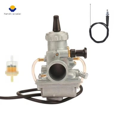 For Yamaha DT100 DT125 DT175 RT100 RT180 TTR125 Carburetor & Throttle Cable - Image 1 of 4