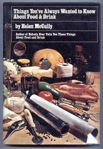 Helen McCully Cooking Reference Culinary Dictionary THINGS ABOUT FOOD & DRINK - Foto 1 di 2