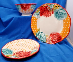 The Pioneer Woman Red Blossom Jubilee 12-teiliges Geschirrset - Bild 1 von 21