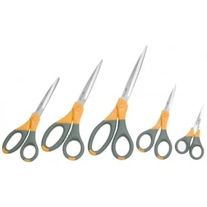 Forbici WEDO TITANIO plus, appuntite, destrimani grigio/giallo a scelta - Foto 1 di 1