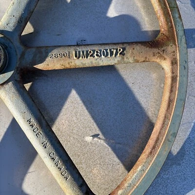 Оригинальный шкив стиральной машины Unimac Alliance 22 дюйма x 1-1/2 дюйма UM280172 F280172 1GRV-3V-22. - Изображение 1 из 4