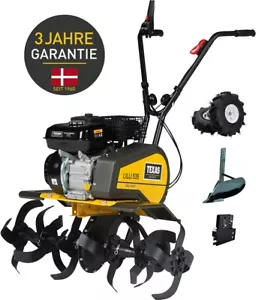 TEXAS Benzin Gartenfräse Motorhacke Bodenhacke Lilli 535TG Set mit Pflug + Räder - Bild 1 von 12