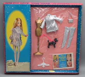 Topper Vintage Giocattolo Moda per Alba Argento au-Go-Go Outfit Abbigliamento Barboncino 0810 - Foto 1 di 16
