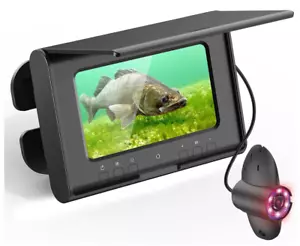Telecamera da Pesca Subacquea,720P HD Telecamera per Pesca su Ghiaccio-4.3'' Pesce Portatile - Foto 1 di 8