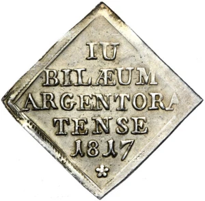 Strasbourg - LOUIS XIV - Münze - 1/12 Taler 1817 Klippe - Silber - Reformation - Bild 1 von 2