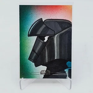 DARTH VADER 2024 Topps Chrome Star Wars Galaxy Sketch Auto 1/1 Eric Medina 🔥 - Picture 1 of 2