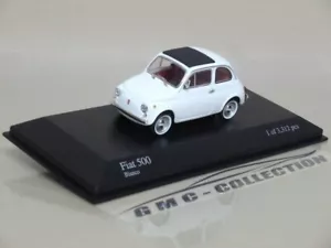 FiAT 500 1965 BiANCO WHiTE EDiZiONE LiMiTATA MiNiCHAMPS 1/43 (NO EDiCOLA NOREV) - Foto 1 di 3