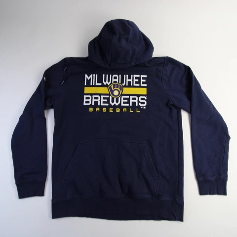 Milwaukee Brewers Levelwear Sweatshirt Men's Navy Used Cover