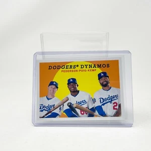 Joc Pederson & Yasiel Puig & Matt Kemp - 2018 Topps Archives - Dodgers Dynamos - Picture 1 of 2