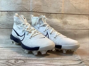 Nike Alpha Huarache NXT MCS White Night Navy Baseball Cleats Sz 10.5 DJ6519-102 - Picture 1 of 5