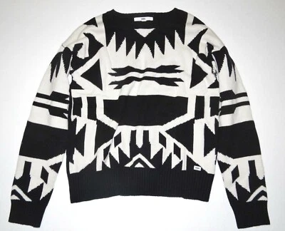 Suéter pequeño de manga larga tejido doble mejor vestido de Vans para mujer Foto 1 de 4