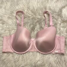 City Chic 42D Bra Pink Sexy Glam T Shirt Underwire Back Closure