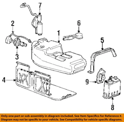 Used Fuel Pump fits: 1991 Mazda NAVAJO Pump Assembly Grade A Foto 1 de 2