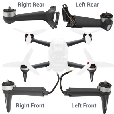 Carcasa de brazo original para DJI FPV con motor cubierta LED antena cable repuesto Foto 1 de 4