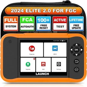 LAUNCH X431 Creader Elite 2.0 FGC OBD2 Diagnostic Scanner for Ford/GM/Chrysler - Imagen 1 de 23