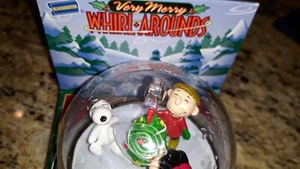 BLOCKBUSTER 1999 Whirl-Around PEANUTS Ornament Charlie Brown Snoopy Lucy NEW  - Picture 1 of 9