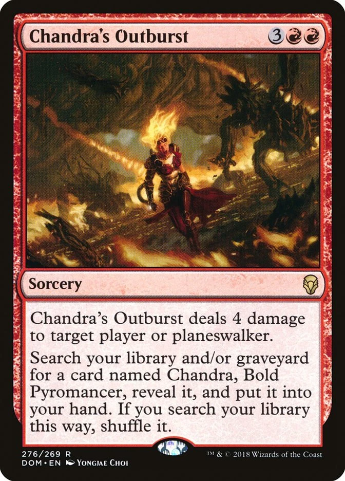 Chandra's Outburst (DOM 276) Near Mint - MTG single - Image 1 of 1