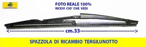 TERGICRISTALLI POSTERIORE COMPATIBILE con Ypsilon dal 2003 2011 Spazzola LUNOTTO - Foto 1 di 2