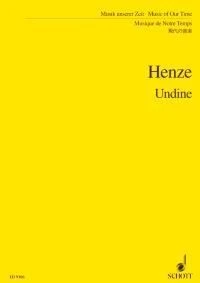 Undine Partituur Hans Werner Henze Score Schott Music - Image 1 of 3