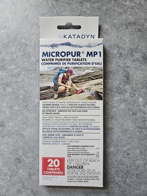 NEW Micropur MP1 20 Water Purifier Purification Tablets NIB - Image 1 of 4