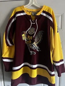 Minnesota Golden Gophers Colosseum Hockey Jersey GOLDY Size L - Picture 1 of 13
