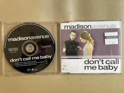 Madison Avenue - Don't Call Me Baby (2000) 3 track CD single inc. The Drones Mix - Image 1 of 2