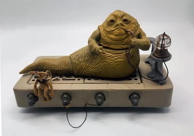 Vintage Kenner 1983 ROTJ Star Wars JABBA the HUTT Throne Playset – Incomplete #1 - Imagem 1 de 4