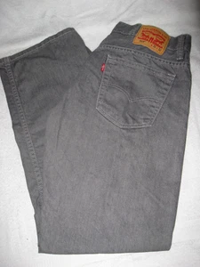 Levi's 569 Mens Denim Gray Blue Jeans Size Relaxed Fit Straight Leg 31 X 32 - Picture 1 of 11