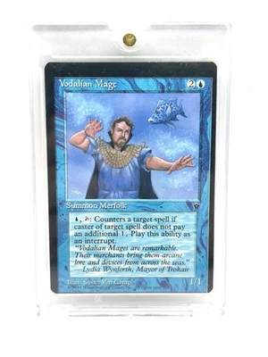 Magic the Gathering MTG Vodalian Mage (30a) Fallen Empires (RARE MISPRINT ERROR) - Image 1 of 4