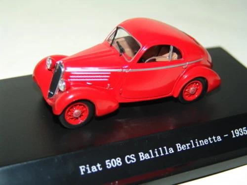 1FIAT 508 CS BALILLA BERLINETTA 1935 ROSSO 1:4 STARLINE - Immagine 1 di 1