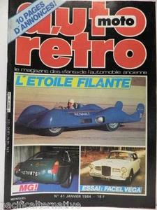 Revue AUTO RETRO moto magazine n° 41 - janvier 1984 collection facel vega french - Picture 1 of 1