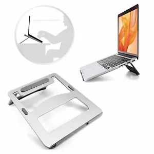 Przenośny stojak na laptopa, stojak komputerowy na biurko, kompatybilny z Macbookiem - Zdjęcie 1 z 6