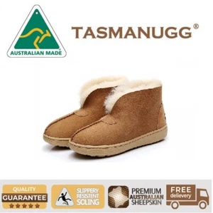 Tasman UGG-Ankle Slippers,AUS Made,100% Premium Sheepskin,Water Resist, PR990102 - Picture 1 of 12