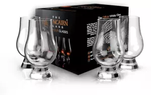 Whisky Glass in Gift Carton, Set of 4 Drinking Glass, Whiskey GlencairnGlass - Picture 1 of 11