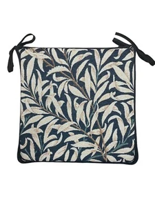 Tapiz de ébano Willow Bough almohadillas cuadradas para asientos comedor/patio/jardín/cocina - Imagen 1 de 5