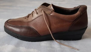 *Lovely* ROHDE/ UK4/ 3-tone Brown Leather Shoes/ cushioned/ Made in Germany/ VGC - Picture 1 of 12