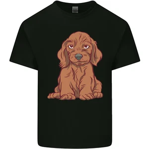 T-Shirt A Dackel Welpe Hund Herren Baumwolle T-Shirt Top - Bild 1 von 19