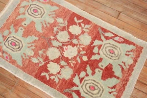 Vintage Floral Turkish Konya Tolou Rug Size 2'2''x3'8'' - Picture 1 of 6