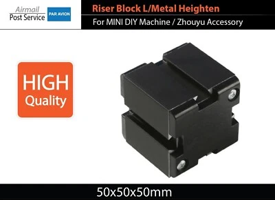 Mini Lathe Drilling Mill Sand Machine Riser Block L Metal Heighten Zhouyu Z030MB - Image 1 of 2