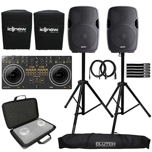 Pioneer DDJ-REV1 Scratch Style 2-Channel DJ Controller w 15" PA Speakers Pack - Picture 1 of 12