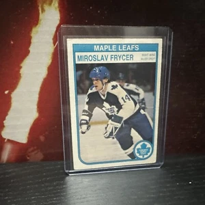 1982-83 O-Pee-Chee MIROSLAV FRYCER Rookie Card #321 Toronto Maple Leafs - RC - Picture 1 of 2