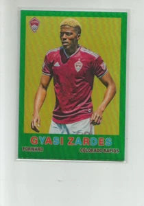 2022 TOPPS CHROME MLS '59 TOPPS GREEN REFRACTORS #59T13 GYASI ZARDES 07/75 - Picture 1 of 2