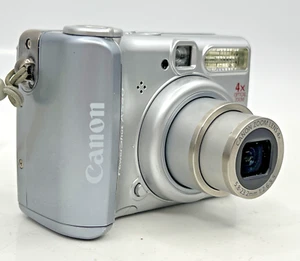 Canon PowerShot A540 Digital Camera 6.0 MP 4x Zoom 2GB SD Card EUC -  READ - Bild 1 von 18