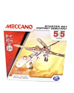 MECCANO ERECTOR SET, STARTER SET DRONE, 43 PIECES, AGES 8 AND UP. BRAND NEW. - Picture 1 of 2